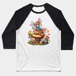 Birthday Fairy #4 Baseball T-Shirt